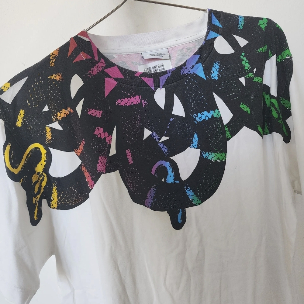 Marcelo Burlon County of Milan Multicolor Graphic Tee